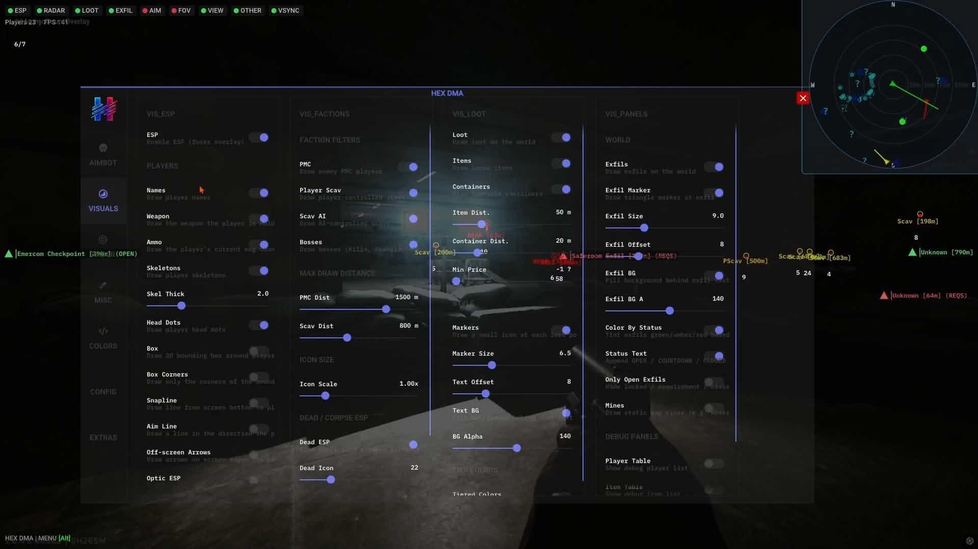 HEX ESCAPE FROM TARKOV